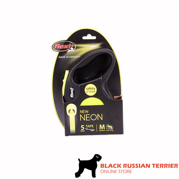 Retractable Leash with Convenient Durable Chrome Plated Snap Hook