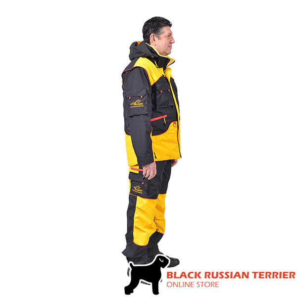 Convenient Dog Training Suit with Side Pockets