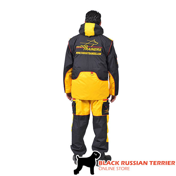 Membrane Fabric Dog Training Bite Suit with Several Pockets