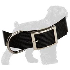 Easy to wash Black Russian Terrier nylon collar