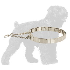 Reliable Stainless Steel Dog Neck Tech Collar for Russian Terrier