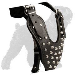 Non-Toxic ans Safe Leather Dog Harness
