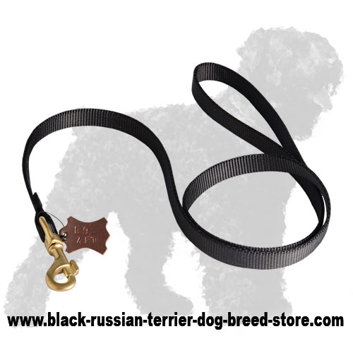 High Quality Tracking Nylon Black Russian Terrier Leash