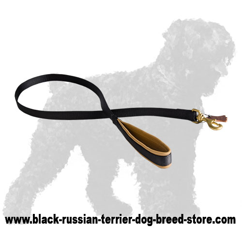 Water Proof Nylon Russian Terrier Leash with Soft Handle