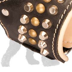 Multifunctional all-seasons use leather muzzle