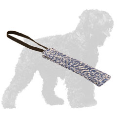 Durable French Linen Russian Terrier Puppy Tug for Bite Training