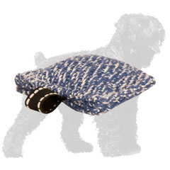 Convenient French Linen Russian Terrier Bite Tug for Training