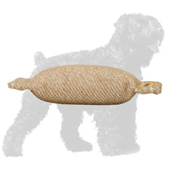 Pocket Jute Russian Terrier Tug for Puppy Training