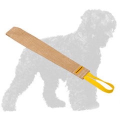Jute Black Russian Terrier Rag with Handle for Prey Drive Training