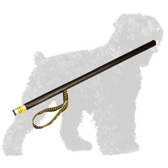 Quality Plastic Russian Terrier Stick with Leather Covered Handle Grip